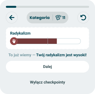 Single axis checkpoint